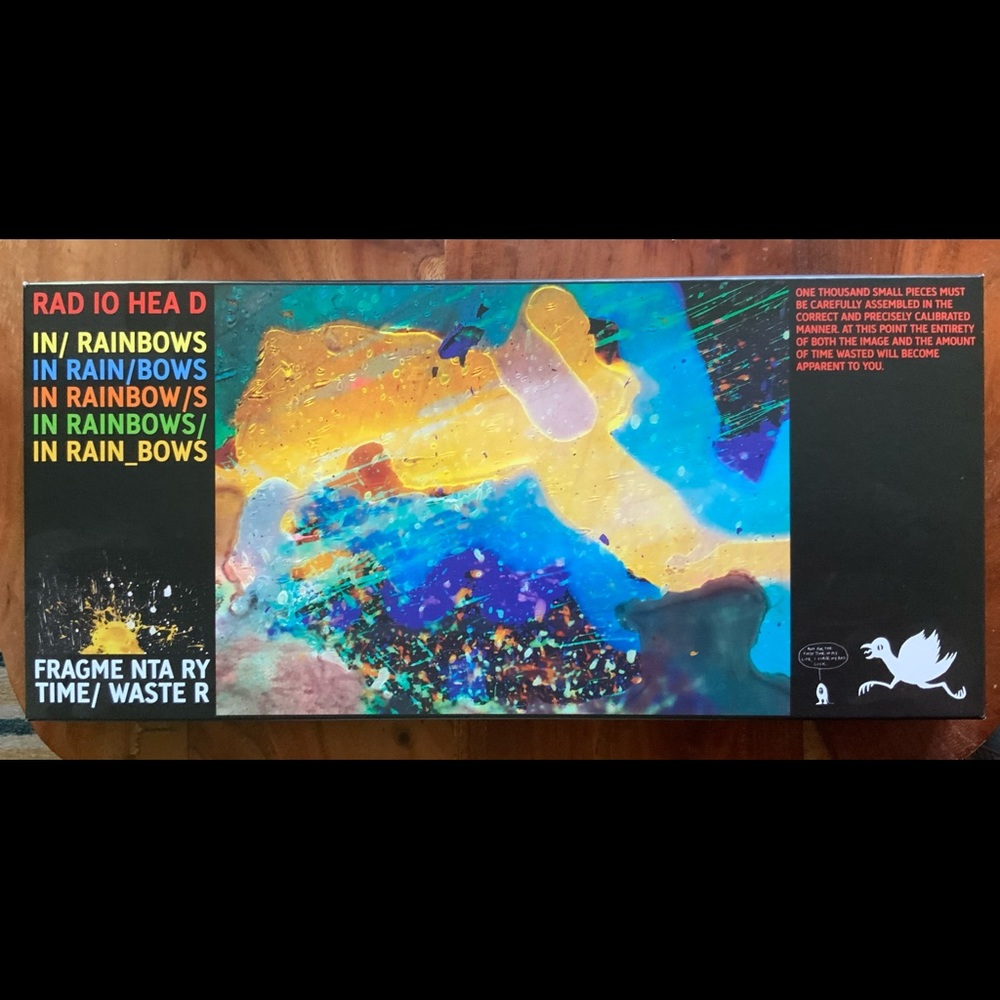 Radiohead Fragmentary Time Waster Puzzle